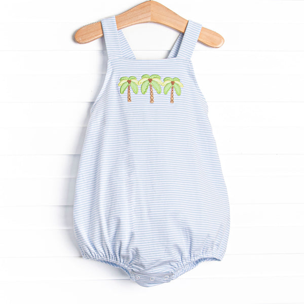 Pacific Palms Applique Bubble, Blue