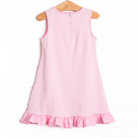 Pacific Palms Applique Dress, Pink