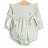 Green Goddess Gingham Bubble, Green