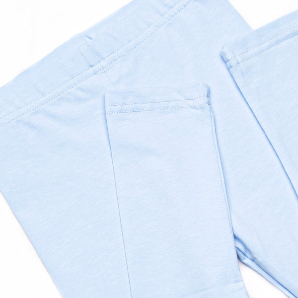 Blossom in Blue Ruffle Legging Set, Blue