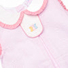 Cottontail Trio Embroidered Diaper Set, Pink