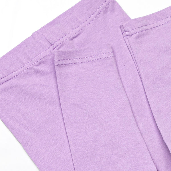 Dot Your Darling Collared Pocket Legging Set, Purple