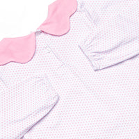 Dot Your Darling Collared Pocket Legging Set, Pink
