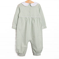 Effortless Days Long Romper, Green