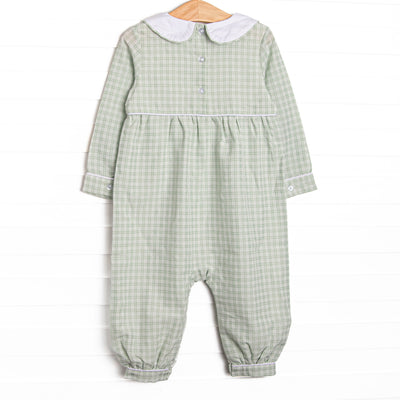 Effortless Days Long Romper, Green