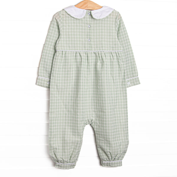 Effortless Days Long Romper, Green