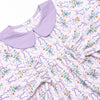 Patches of Petals Diaper Set, Purple