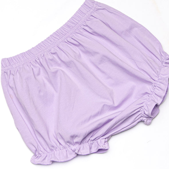 Patches of Petals Diaper Set, Purple