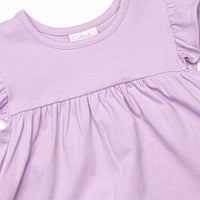 One Cute Chick Ruffle Short Set, Purple