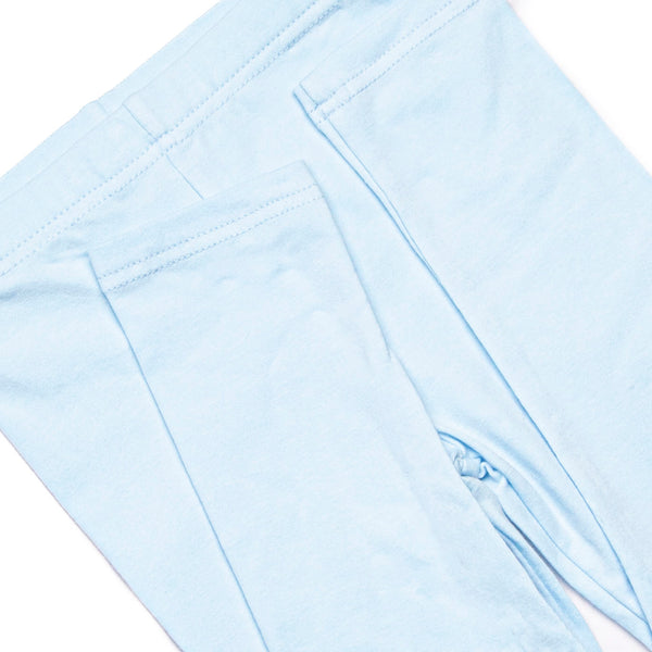 Dot Your Darling Collared Pocket Legging Set, Blue