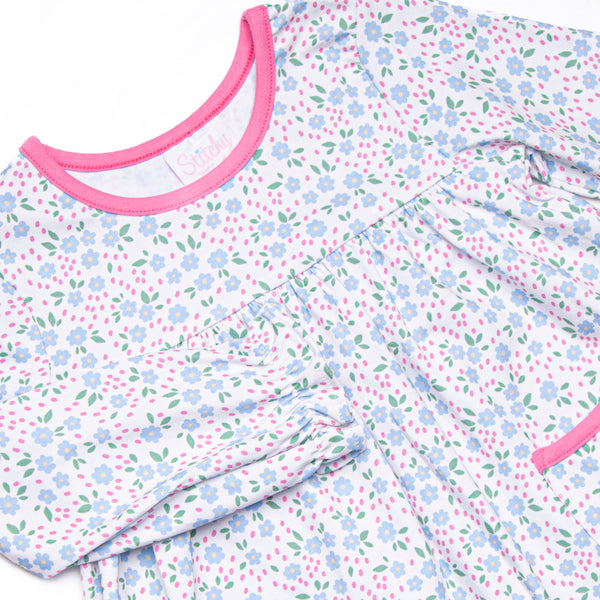 Flower Power Legging Set, Pink