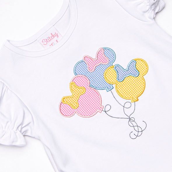 Mouse in the House Applique Legging Set, Pink