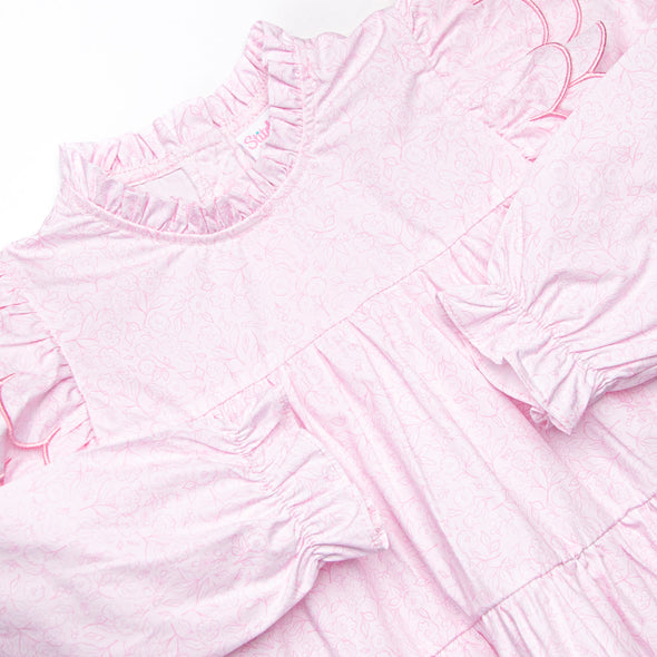 Delightful Days Tiered Dress, Pink