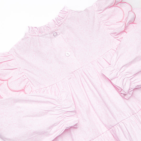 Delightful Days Tiered Dress, Pink