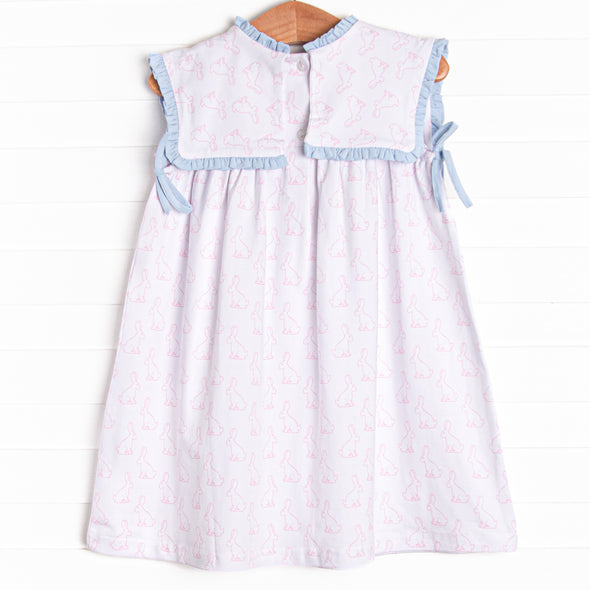 Bunny Blessings Dress, Pink