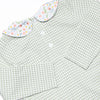 Green Goddess Gingham Diaper Set, Green