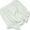 Green Goddess Gingham Diaper Set, Green