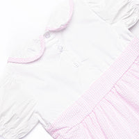 Pencil Me In Petals Applique Dress, Pink