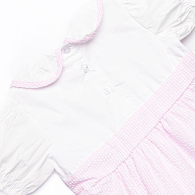 Pencil Me In Petals Applique Dress, Pink