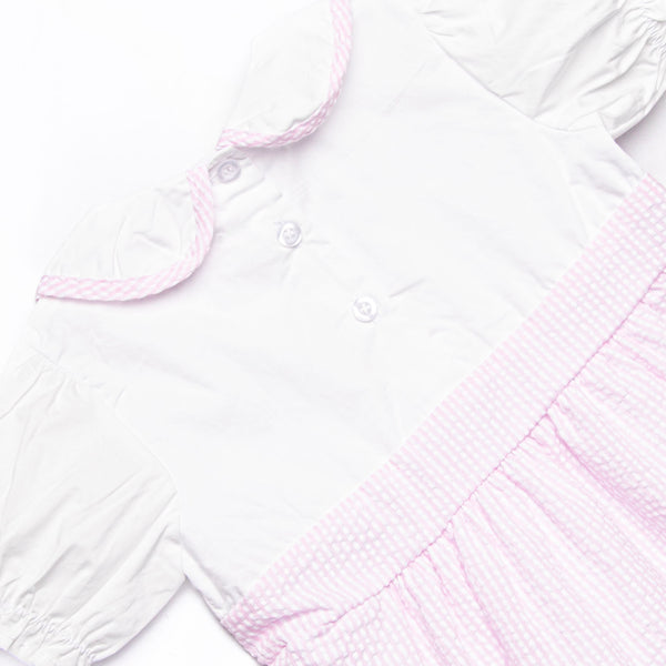 Pencil Me In Petals Applique Dress, Pink