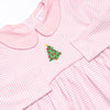 Traditional Tree Pima Embroidered Bubble, Pink