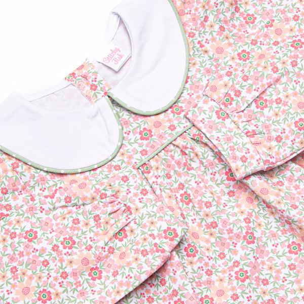 Berry Blitz Blooms Diaper Set, Green