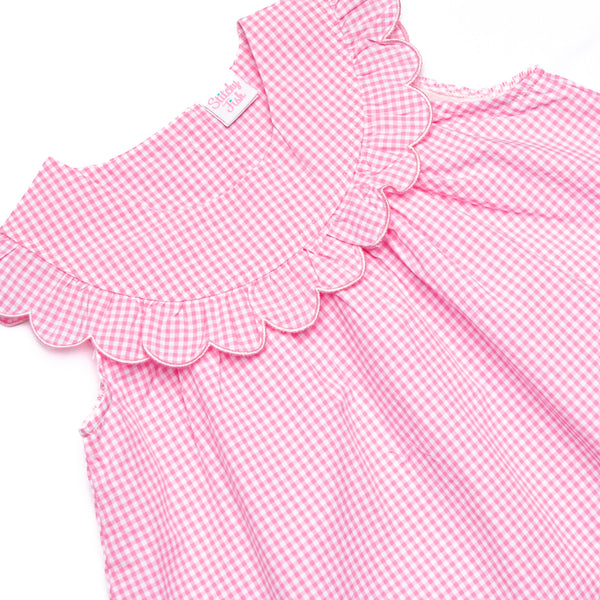 Stacked Supplies Applique Dress, Pink