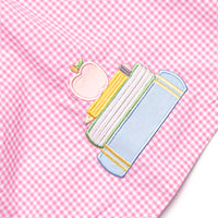 Stacked Supplies Applique Dress, Pink