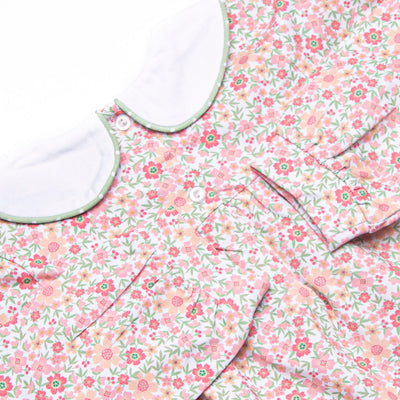 Berry Blitz Blooms Diaper Set, Green