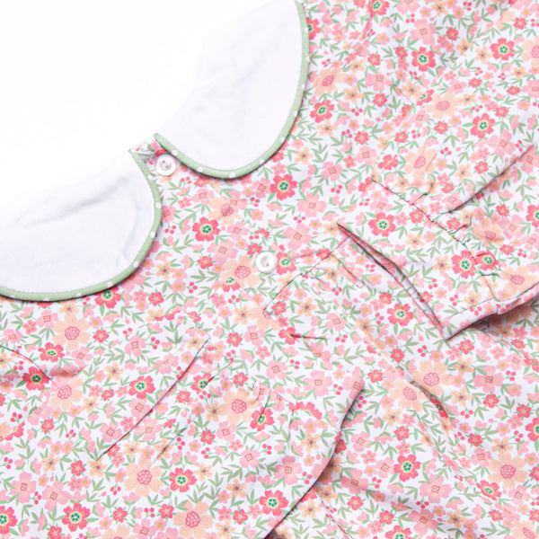 Berry Blitz Blooms Diaper Set, Green