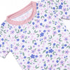 Penelope Purple Bamboo Pajama Short Set, Purple