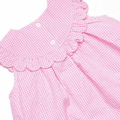 Stacked Supplies Applique Dress, Pink