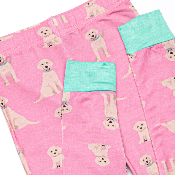 PJ Pal Bamboo Pajama Set, Pink