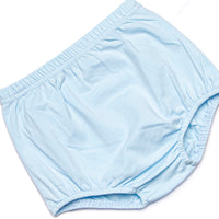 School Project Pickup Applique Diaper Set, Blue Stripe