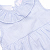 Spring Seersucker Dress, Blue