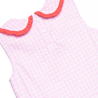 Write on Track Applique Dress, Pink