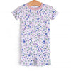 Penelope Purple Bamboo Pajama Short Set, Purple