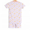 Hay Bale Hens Bamboo Pajama Short Set, Pink