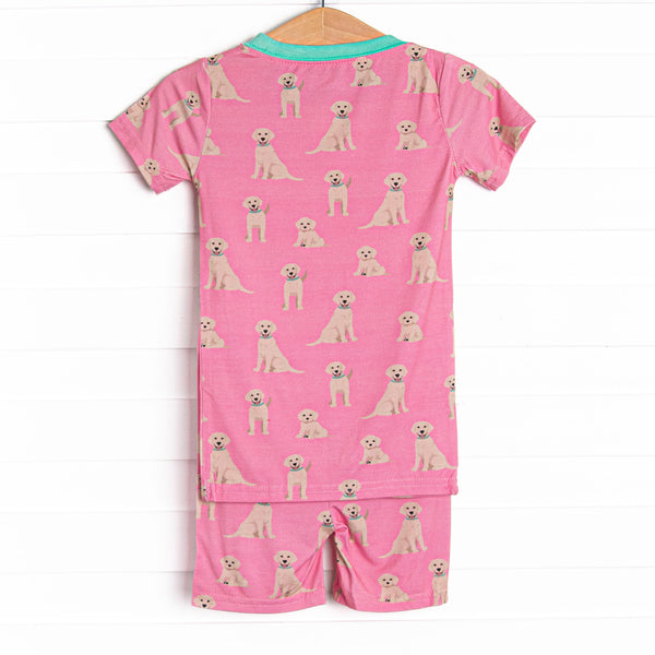 PJ Pal Bamboo Pajama Short Set, Pink