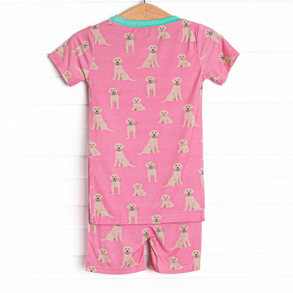 PJ Pal Bamboo Pajama Short Set, Pink