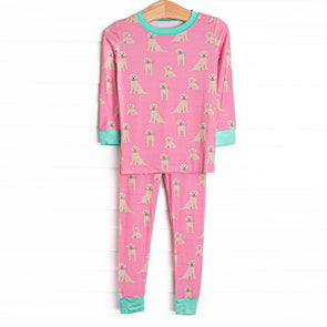PJ Pal Bamboo Pajama Set, Pink