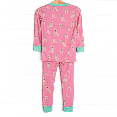 PJ Pal Bamboo Pajama Set, Pink