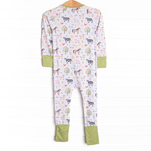 Down South Days Bamboo Zippy Pajama, Green