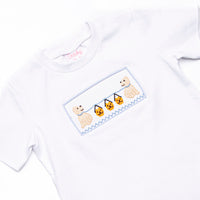 Too Cute for Tricks Smocked Pant Set, Blue