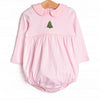 Traditional Tree Pima Embroidered Bubble, Pink