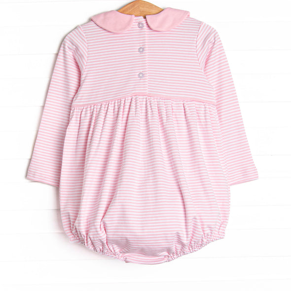 Traditional Tree Pima Embroidered Bubble, Pink
