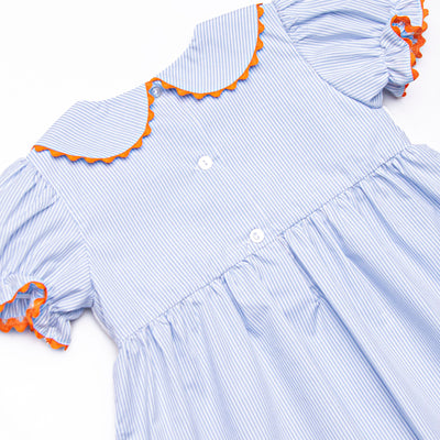 Too Cute for Tricks Smocked Legging Set, Blue