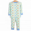Dino Dreams Bamboo Pajama Set, Green