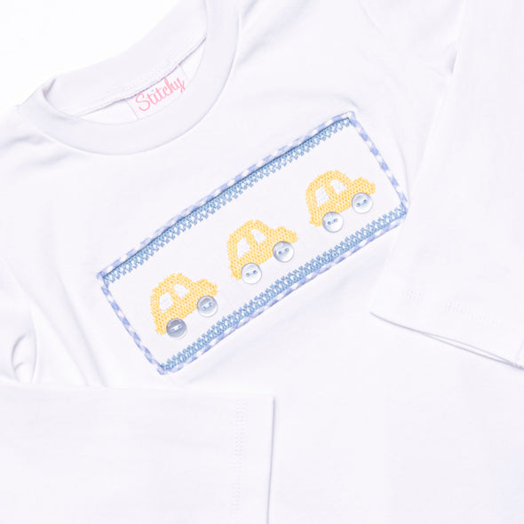 Bumper to Bumper Smocked Pant Set, Blue