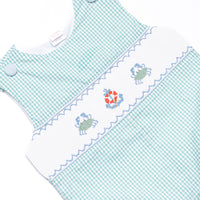 Harbor Days Smocked Jon Jon, Green